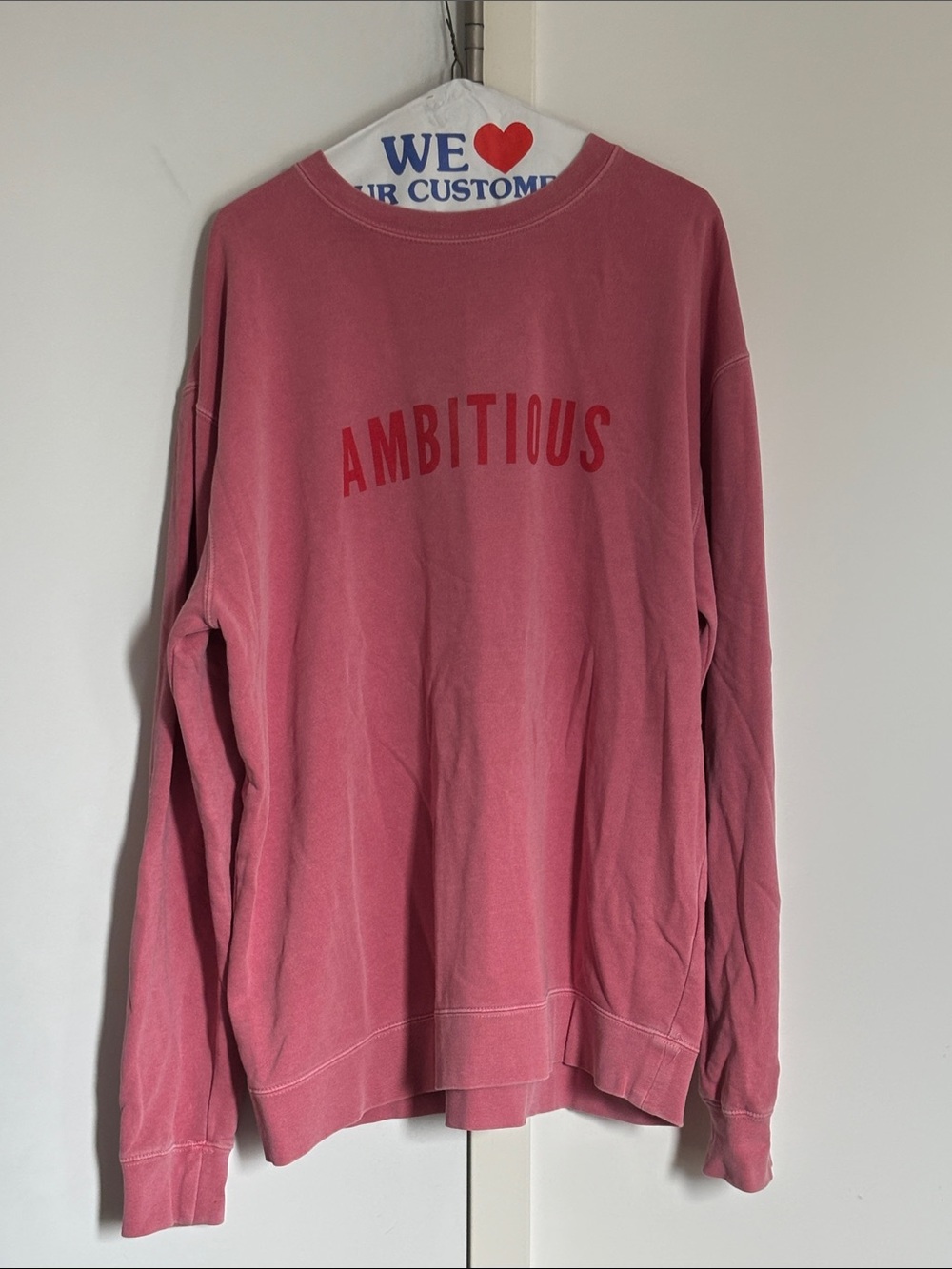 Phenomenal Woman Action Campaign “Ambitious”  Crewneck size XL